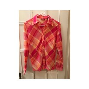 Valerie Stevens Sheer Button Down